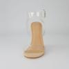 imageDunes Womens Nellie Lucite Heel Sandal Memory Foam InsolesClear