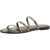 imageCUSHIONAIRE Womens Capri slide Flip Flop Sandal with Memory FoamNatural Snake