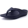 imageCUSHIONAIRE Womens Costa recovery thong sandal with ComfortNavy