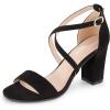 imageCUSHIONAIRE Womens Jules dress heel sandal with Comfort FoamBlack