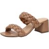 imageCUSHIONAIRE Womens Onyx braided Heel Sandal Memory Foam Wide Widths AvailableTan