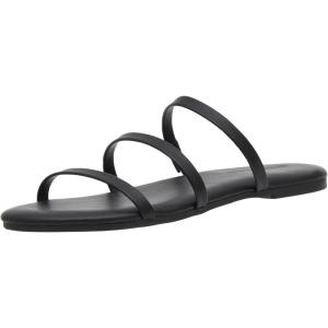 imageCUSHIONAIRE Womens Capri slide Flip Flop Sandal with Memory FoamBlack