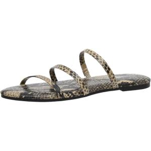 imageCUSHIONAIRE Womens Capri slide Flip Flop Sandal with Memory FoamNatural Snake