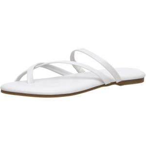 imageCUSHIONAIRE Womens Celina Flip Flop Sandal with Memory FoamWhite