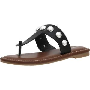 imageCUSHIONAIRE Womens Cindy thong stud sandal Comfort FoamBlack