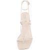 imageCUSHIONAIRE Womens Belmondo dress sandals Memory Foam Wide Widths AvailableBone Patent