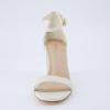 imageCUSHIONAIRE Womens Bliss one band mid block heel sandal Memory Foam Wide Widths AvailableIvory Nappa