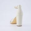 imageCUSHIONAIRE Womens Bliss one band mid block heel sandal Memory Foam Wide Widths AvailableIvory Nappa