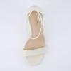 imageCUSHIONAIRE Womens Bliss one band mid block heel sandal Memory Foam Wide Widths AvailableIvory Nappa