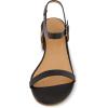 imageCUSHIONAIRE Womens Fontana one band block heel sandal Memory Foam Wide Widths AvailableBlack
