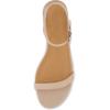 imageCUSHIONAIRE Womens Fontana one band block heel sandal Memory Foam Wide Widths AvailableSand