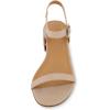 imageCUSHIONAIRE Womens Fontana one band block heel sandal Memory Foam Wide Widths AvailableSand