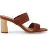 imageCUSHIONAIRE Womens Ilya woven heel sandal Memory FoamCognac