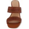 imageCUSHIONAIRE Womens Ilya woven heel sandal Memory FoamCognac