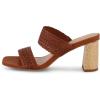 imageCUSHIONAIRE Womens Ilya woven heel sandal Memory FoamCognac