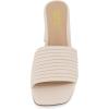 imageCUSHIONAIRE Womens Irma Strappy Block Heel Sandal Memory FoamCream