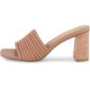 imageCUSHIONAIRE Womens Irma Strappy Block Heel Sandal Memory FoamTan