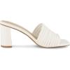 imageCUSHIONAIRE Womens Irma Strappy Block Heel Sandal Memory FoamWhite
