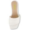 imageCUSHIONAIRE Womens Irma Strappy Block Heel Sandal Memory FoamWhite