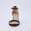 imageCUSHIONAIRE Womens Kimmie one band mid block heel sandal Memory Foam Wide Widths AvailableBlack Microsuede