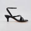 imageCUSHIONAIRE Womens Kitten heel sandal Memory Foam and Wide Widths AvailableBlack