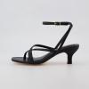 imageCUSHIONAIRE Womens Kitten heel sandal Memory Foam and Wide Widths AvailableBlack