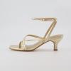 imageCUSHIONAIRE Womens Kitten heel sandal Memory Foam and Wide Widths AvailableChampagne