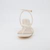imageCUSHIONAIRE Womens Kitten heel sandal Memory Foam and Wide Widths AvailableIvory