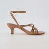 imageCUSHIONAIRE Womens Kitten heel sandal Memory Foam and Wide Widths AvailableLatte