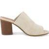 imageCUSHIONAIRE Womens Nima Knit Heel Sandal Memory Foam Wide Widths AvailableIvory Rib