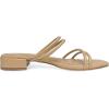 imageCUSHIONAIRE Womens Nora low block heel sandal Memory FoamBeige