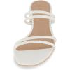 imageCUSHIONAIRE Womens Nora low block heel sandal Memory FoamWhite Iridescent