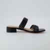 imageCUSHIONAIRE Womens Norma low block heel sandal Memory Foam and Wide Widths AvailableBlack