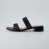 imageCUSHIONAIRE Womens Norma low block heel sandal Memory Foam and Wide Widths AvailableBlack