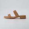 imageCUSHIONAIRE Womens Norma low block heel sandal Memory Foam and Wide Widths AvailableTan