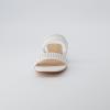 imageCUSHIONAIRE Womens Norma low block heel sandal Memory Foam and Wide Widths AvailableWhite