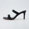 imageCUSHIONAIRE Womens Pippa braided dress sandals Memory Foam Wide Widths AvailableBlack