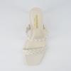 imageCUSHIONAIRE Womens Pippa braided dress sandals Memory Foam Wide Widths AvailableCream