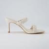 imageCUSHIONAIRE Womens Pippa braided dress sandals Memory Foam Wide Widths AvailableCream