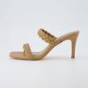 imageCUSHIONAIRE Womens Pippa braided dress sandals Memory Foam Wide Widths AvailableTan