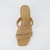 imageCUSHIONAIRE Womens Pippa braided dress sandals Memory Foam Wide Widths AvailableTan