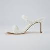 imageCUSHIONAIRE Womens Pippa braided dress sandals Memory Foam Wide Widths AvailableWhite