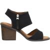 imageCUSHIONAIRE Womens Rosanna cut out sandal Memory Foam and Wide Widths AvailableBlack