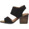 imageCUSHIONAIRE Womens Rosanna cut out sandal Memory Foam and Wide Widths AvailableBlack