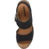 imageCUSHIONAIRE Womens Rosanna cut out sandal Memory Foam and Wide Widths AvailableBlack