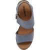 imageCUSHIONAIRE Womens Rosanna cut out sandal Memory Foam and Wide Widths AvailableBlue