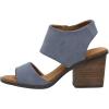 imageCUSHIONAIRE Womens Rosanna cut out sandal Memory Foam and Wide Widths AvailableBlue