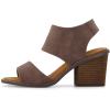 imageCUSHIONAIRE Womens Rosanna cut out sandal Memory Foam and Wide Widths AvailableBrown