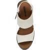 imageCUSHIONAIRE Womens Rosanna cut out sandal Memory Foam and Wide Widths AvailableIvory
