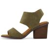 imageCUSHIONAIRE Womens Rosanna cut out sandal Memory Foam and Wide Widths AvailableKhaki